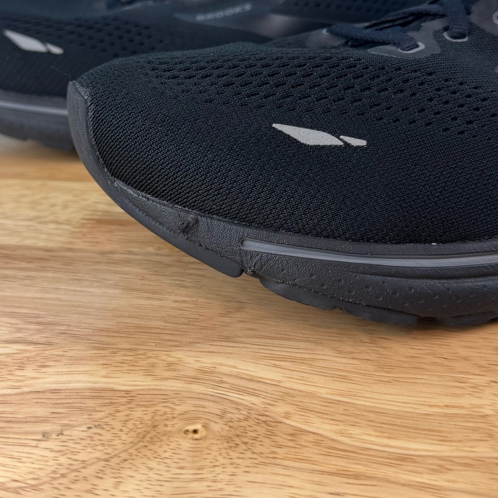 Brooks Ghost 15 Mens 12 Black Extra Wide 4E Athletic Running Shoes Sneakers - Picture 6 of 7